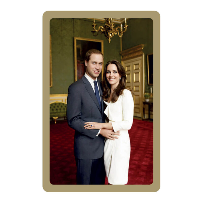 William and Kate - Limited Edition Gilt Edged Playing Cards