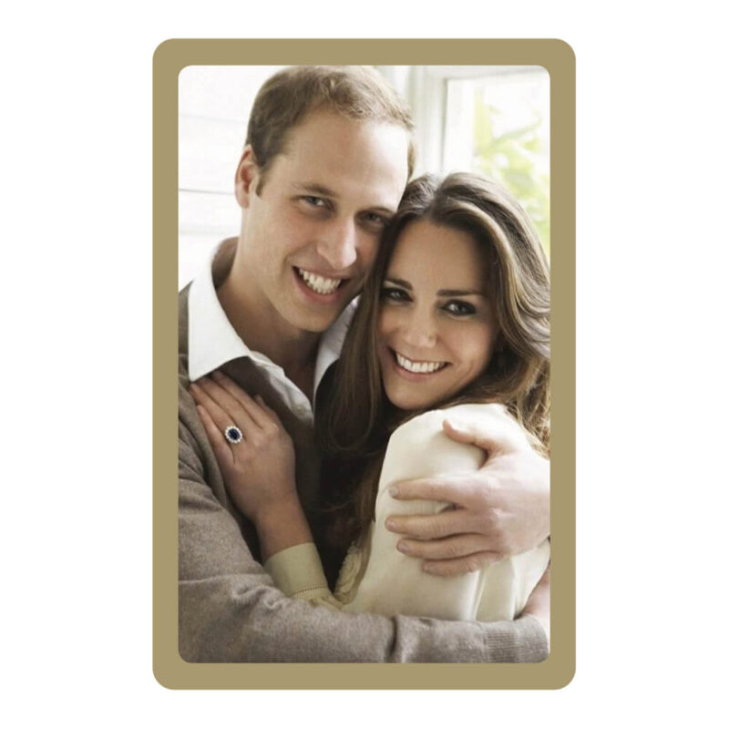 William and Kate - Limited Edition Gilt Edged Playing Cards