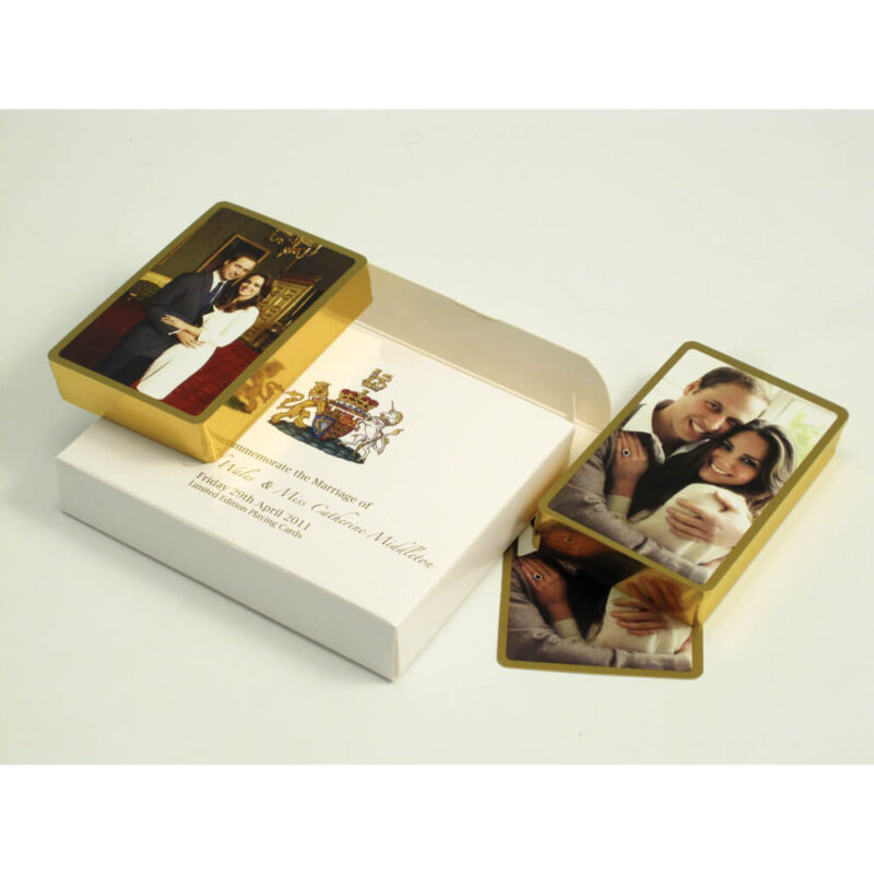 William and Kate - Limited Edition Gilt Edged Playing Cards