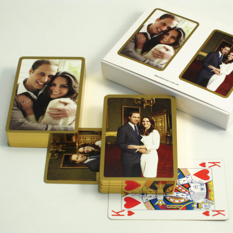 William and Kate - Limited Edition Gilt Edged Playing Cards