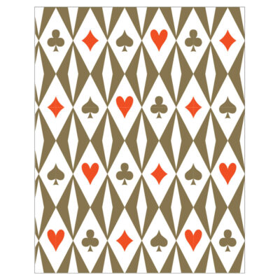 Simon Lucas Set of 12 Tally Cards – Harlequin